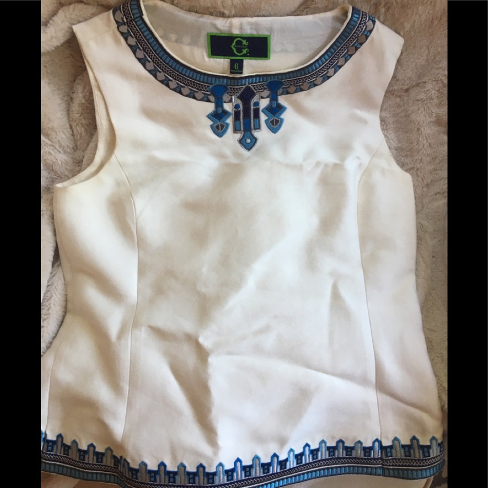Sleeveless C. Wonder shell top